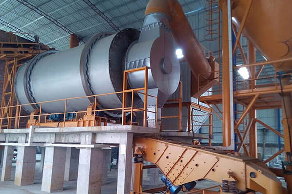 安徽阜陽河沙烘干現場